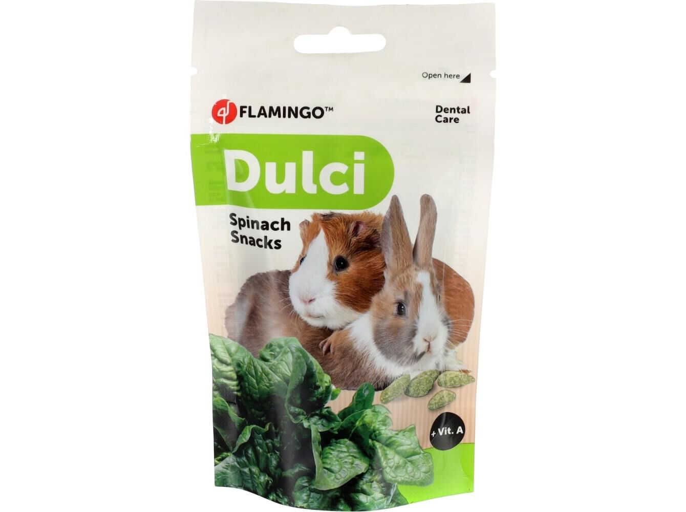 SNACK PARA ROEDORES FLAMINGO DULCI ESPINAFRE 50G