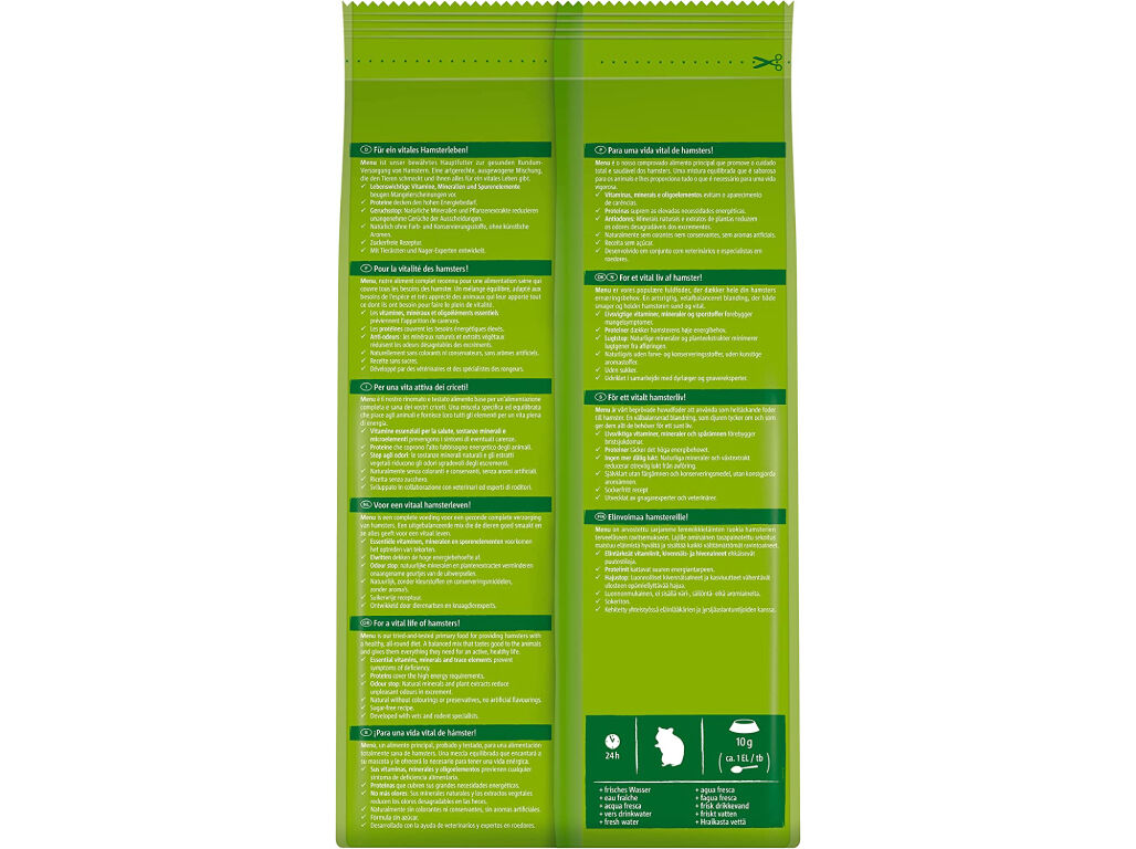 ALIMENTO PARA HAMSTER VITAKRAFT PREMIUM MENU VITAL 1KG image number 1