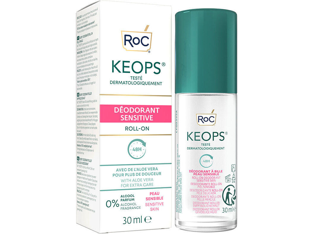 DESODORIZANTE ROC KEOPS ROLL ON SENSITIVE 30ML image number 0