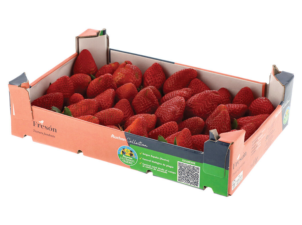 MORANGO AUCHAN COLLECTION CULTIVAMOS O BOM 1 KG