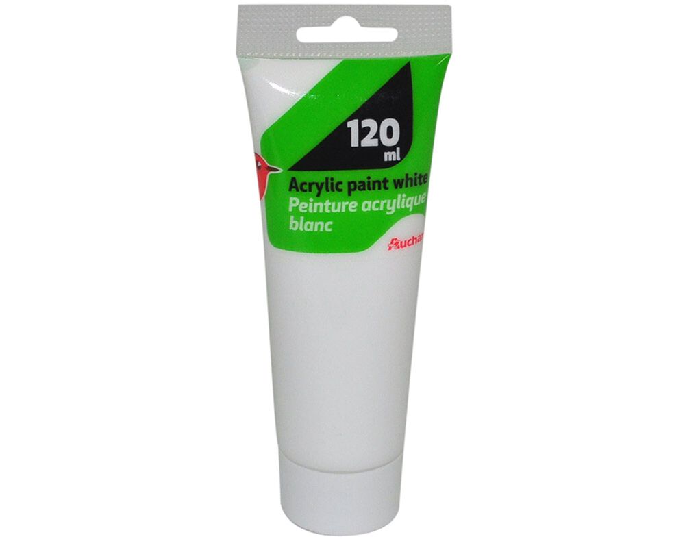 TINTA ACR&Iacute;LICA AUCHAN BRANCO 120ML