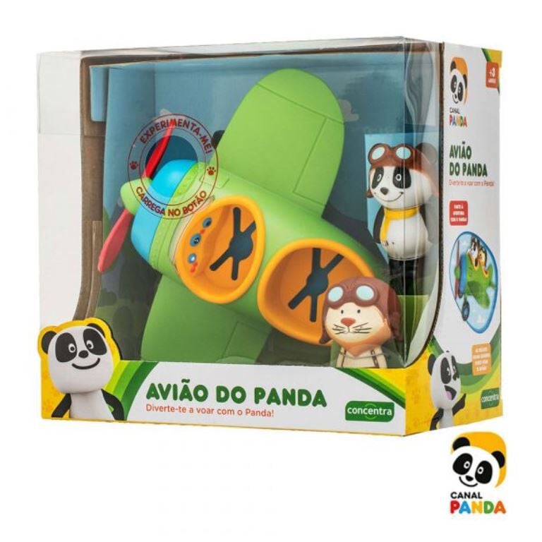 AVI&Atilde;O DO PANDA COM FIGURAS image number 0