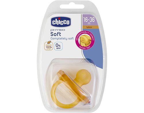 CHUPETA SOFT CHICCO LATEX 16-36MESES 1UN image number 0