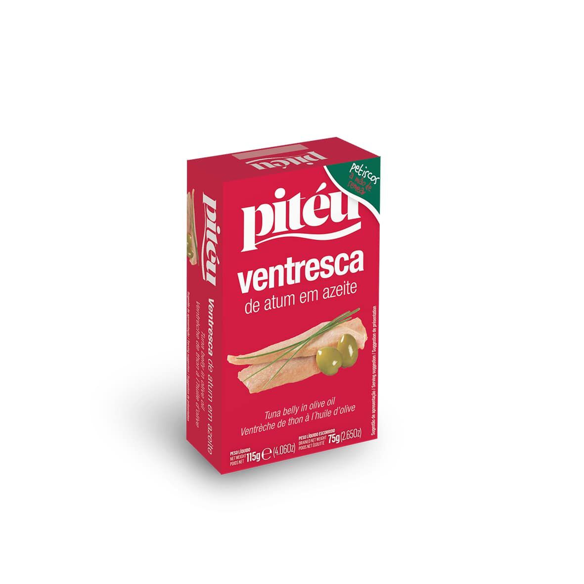 Ventresca Atum Piteu Em Azeite 115(75)g | Auchan