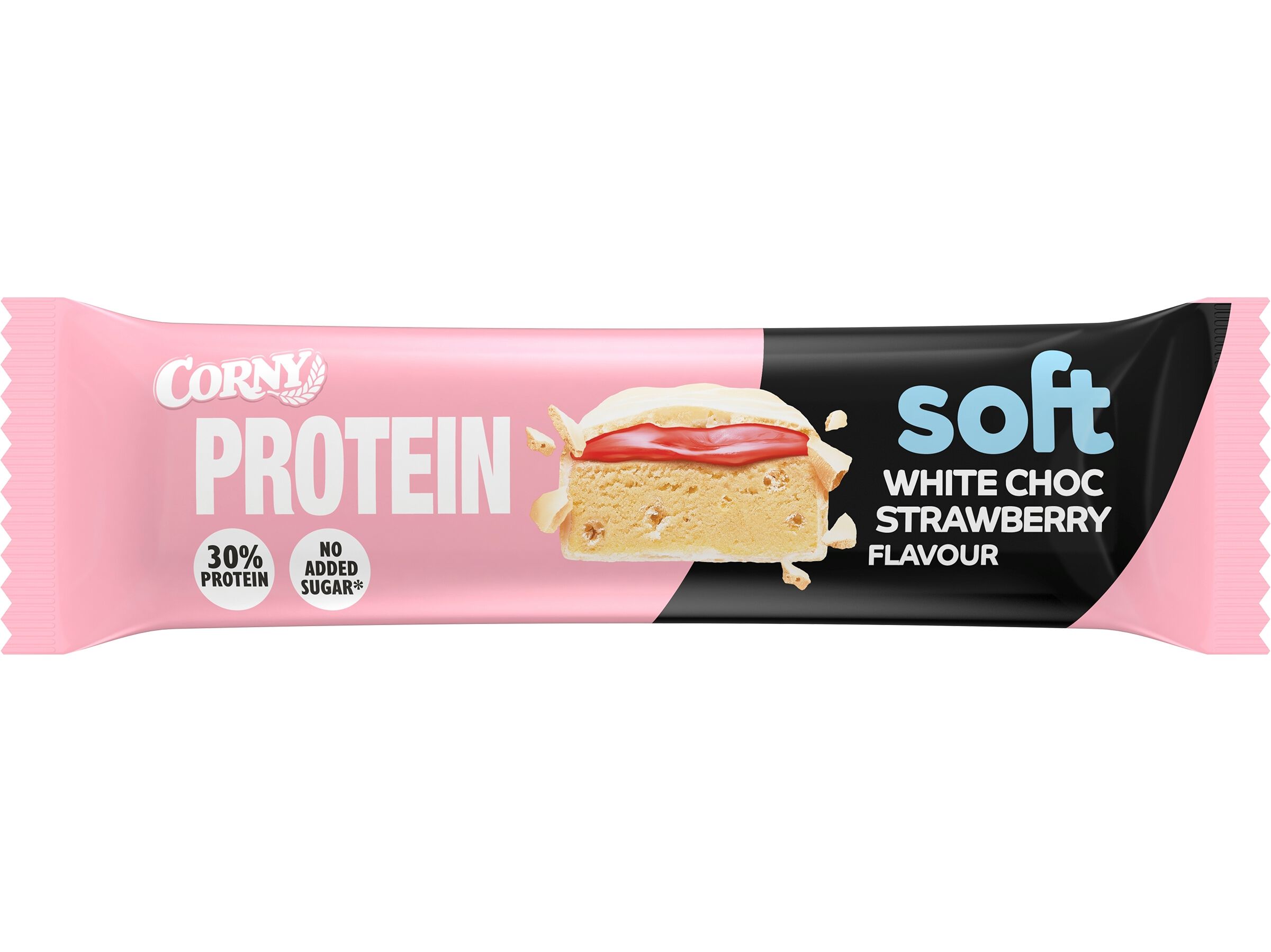 BARRA CORNY PROTE&Iacute;NA WHITE.CHOC MORANGO 45G image number 0