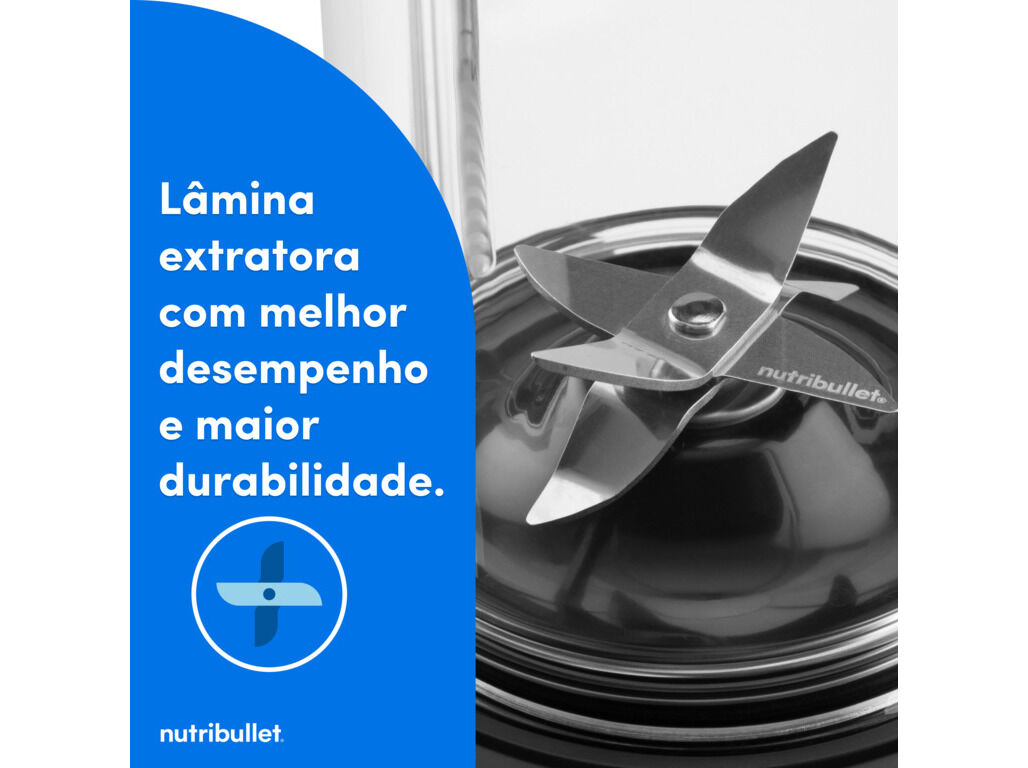 LIQUIDIFICADORA NUTRIBULLET NBT1006MW 1000W image number 4