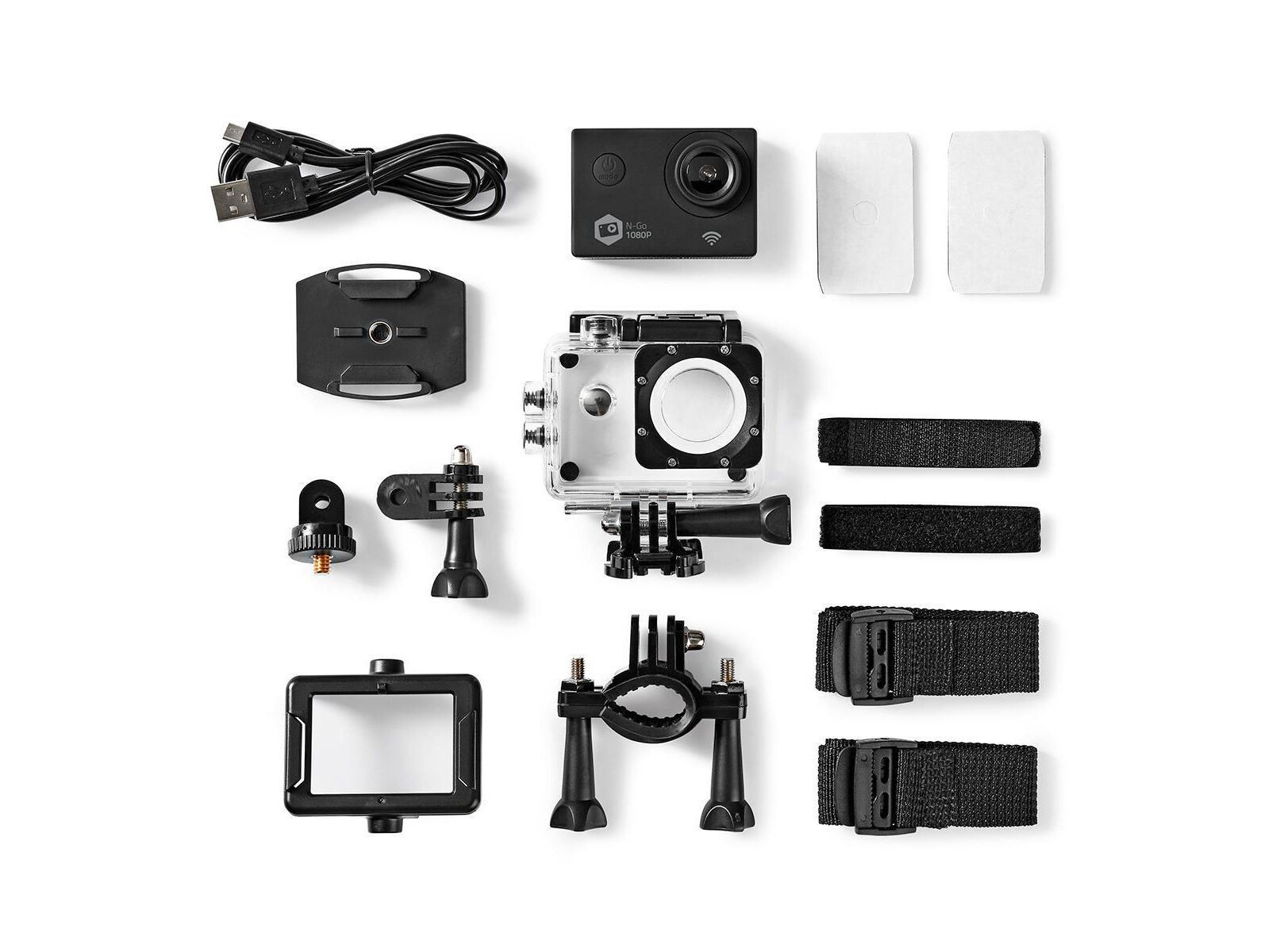 ACTION CAM NEDIS 1080 ACAM21BK image number 6