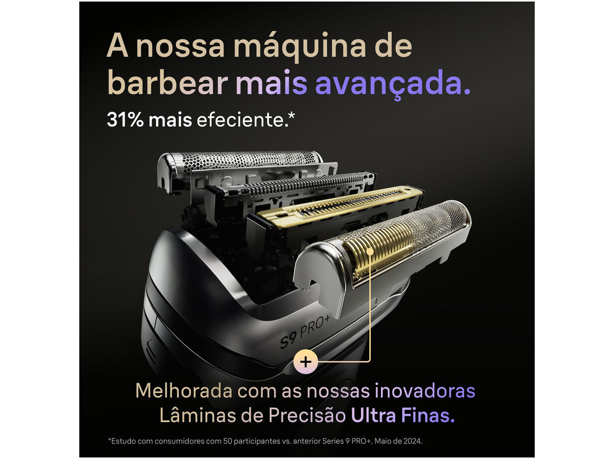 M&Aacute;QUINA BARBEAR BRAUN SHAVER S9 9675 CC GREY image number 4