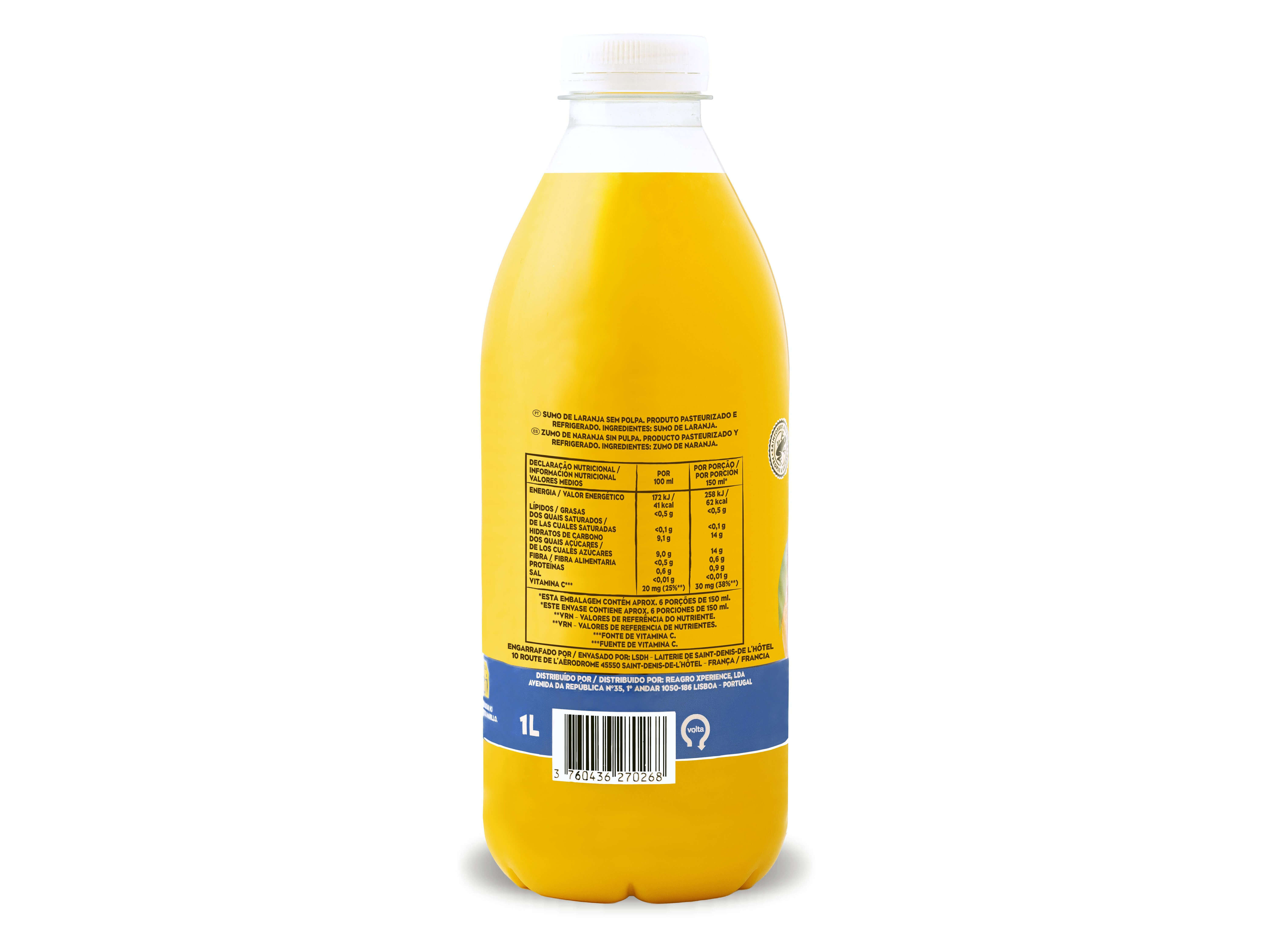 SUMO MONTEBELO BRASIL 100% LARANJAS POLPA 1L (SDR) image number 1