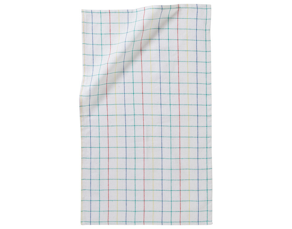 PANO DA LOU&Ccedil;A AUCHAN ESSENCIAL MULTICORES 85% ALGOD&Atilde;O 15% POLIESTER RECICL&Aacute;VEL 32X57CM