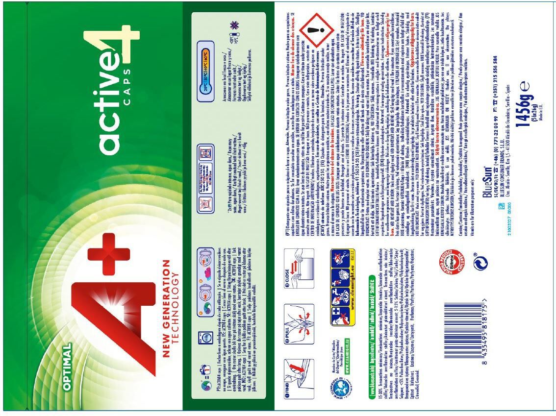 DETERGENTE ROUPA A+ M&Aacute;QUINA C&Aacute;PSULAS OPTIMAL 56D image number 1