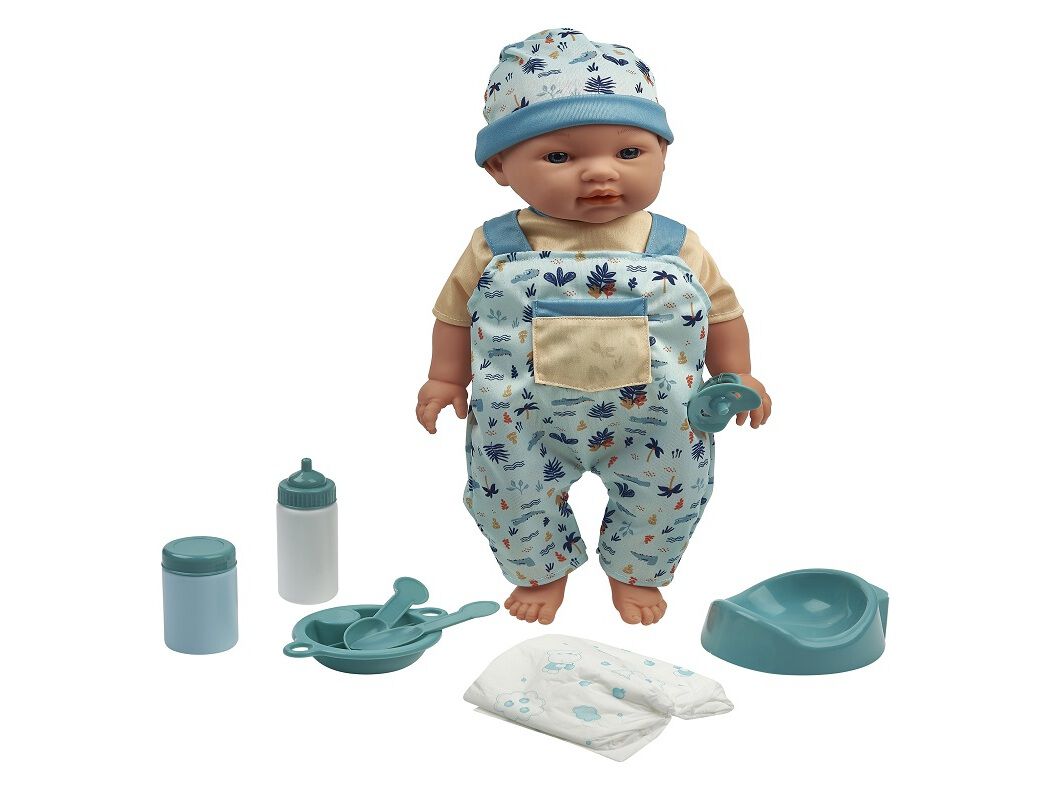 BONECO BEB&Eacute; MENINO COM ACESS&Oacute;RIOS ONE TWO FUN 43CM image number 1