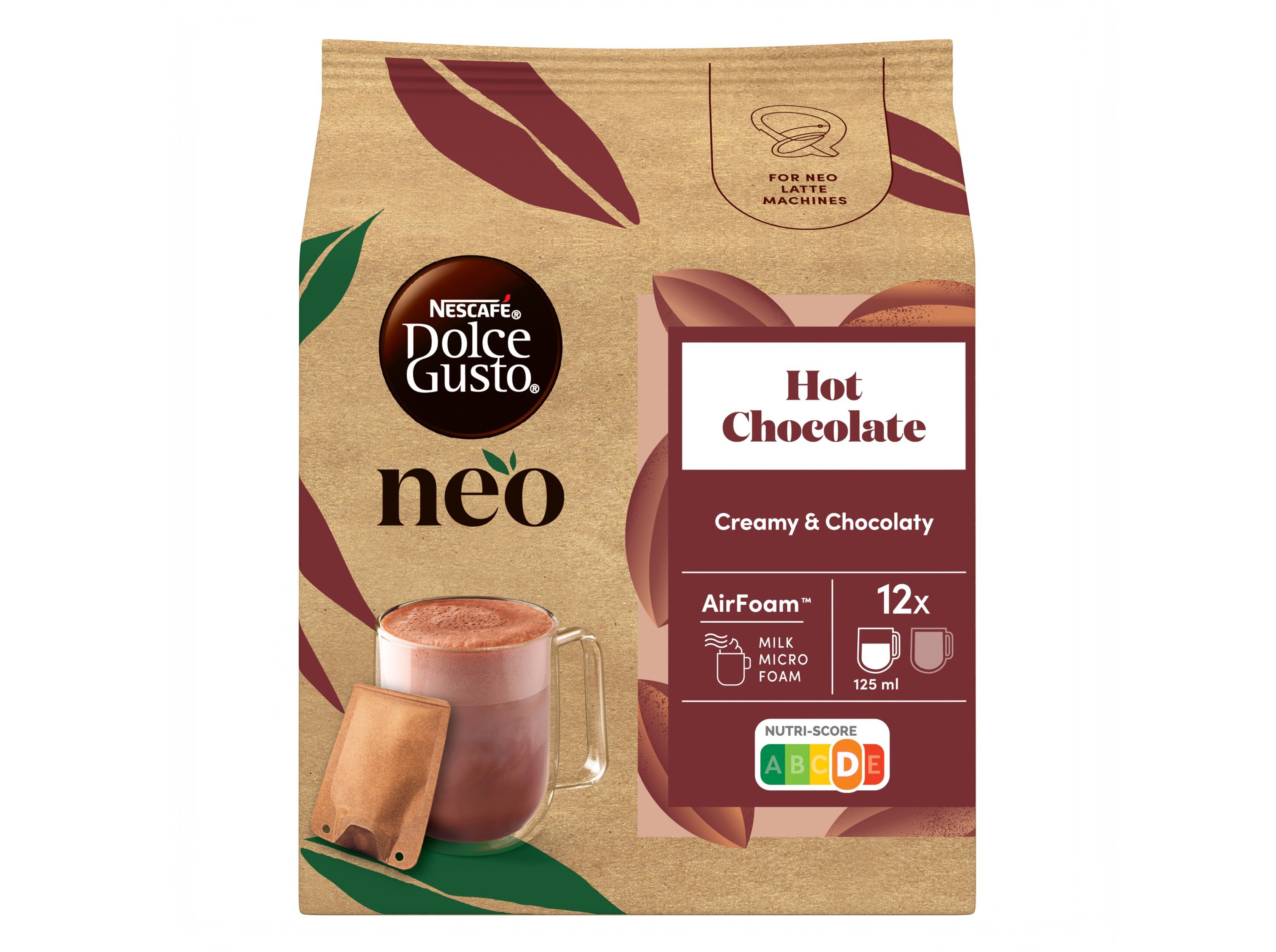 C&Aacute;PSULAS SISTEMA NEO DOLCE GUSTO HOT CHOCOLATE 12 CAPS