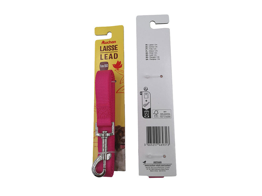 TRELA POLIESTER AUCHAN FUSHIA 2CMX1.5M image number 0