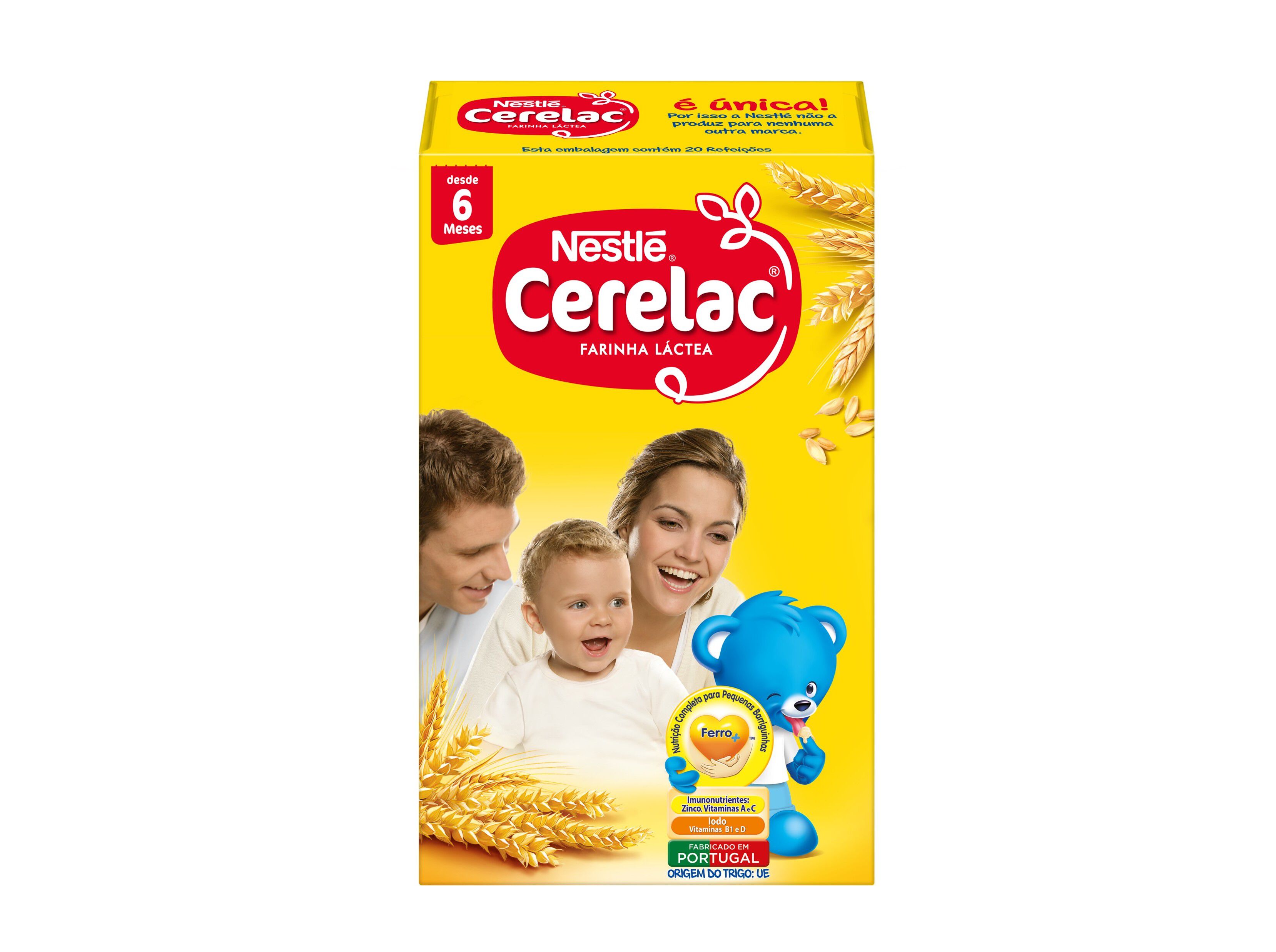 FARINHA L&Aacute;CTEA CERELAC 900GR