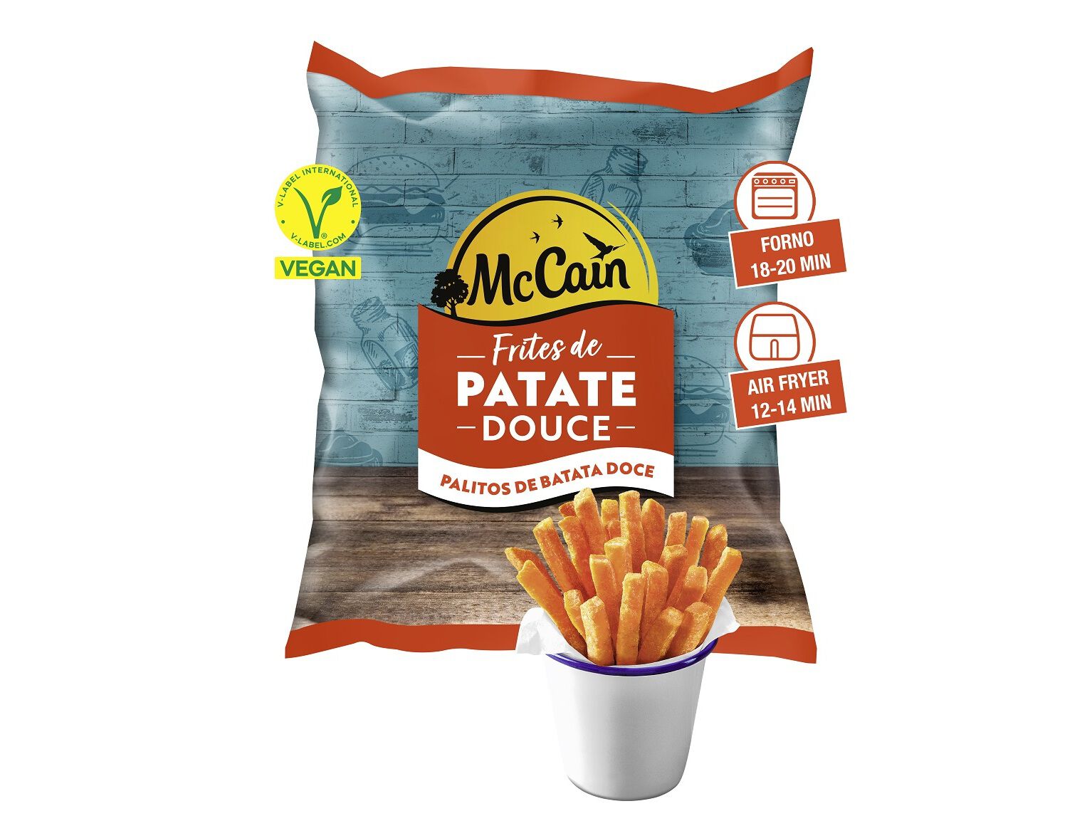 BATATA MCCAIN DOCE PALITOS FORNO 500G image number 2