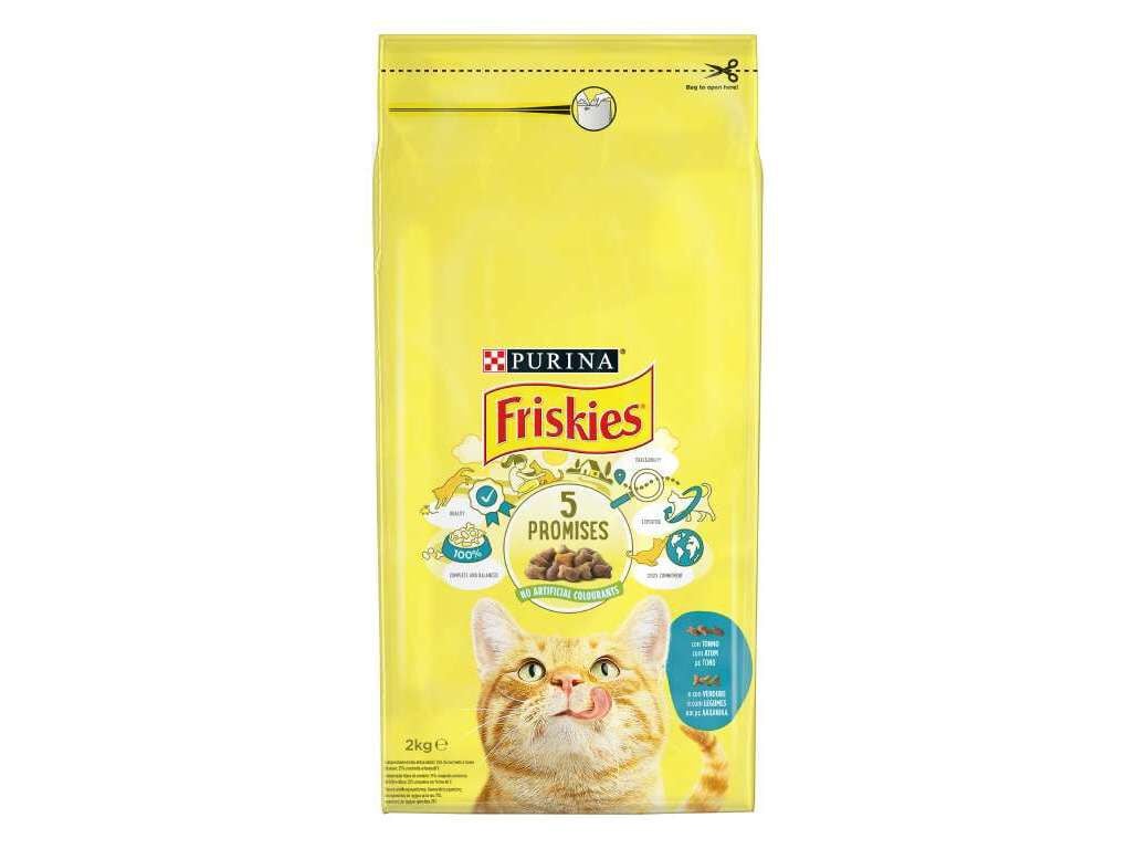 RA&Ccedil;&Atilde;O PARA GATO FRISKIES COM ATUM E LEGUMES 2KG