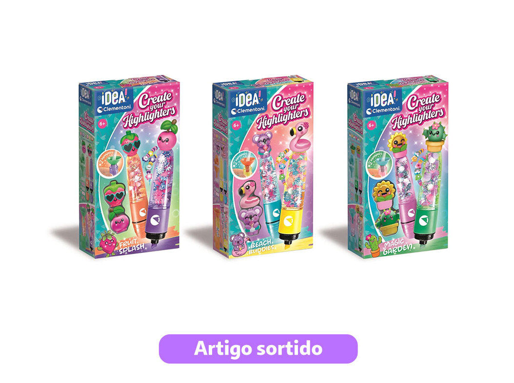 IDEA CLEMENTONI CREATE YOUR HIGHLIGHTER 2 MODELOS SORTIDOS