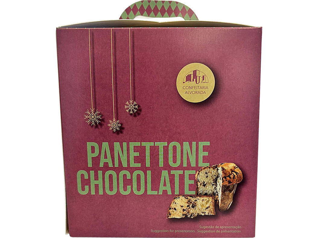 PANETTONE CONFEITARIA ALVORADA CHOCOLATE 500G