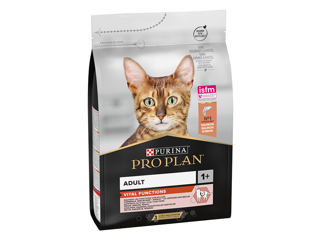 RA&Ccedil;&Atilde;O PARA GATO PRO PLAN SALM&Atilde;O / ARROZ 3KG image number 1