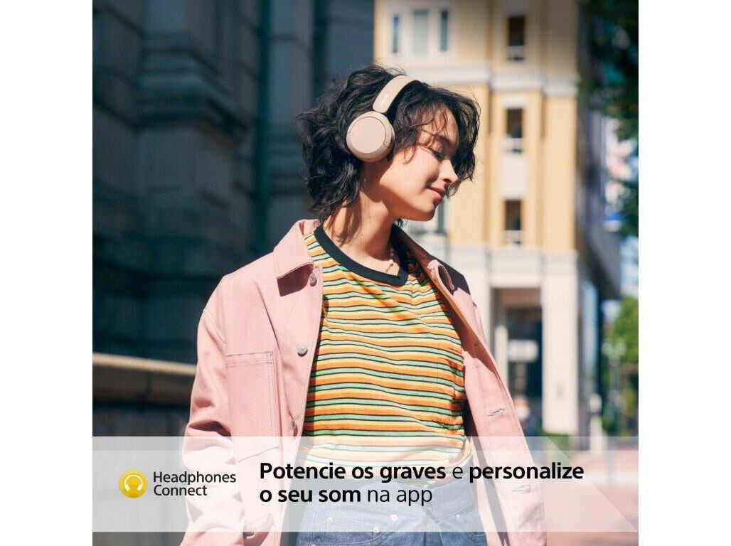 AUSCULTADORES SEM FIO SONY WHCH520C BEJE image number 9