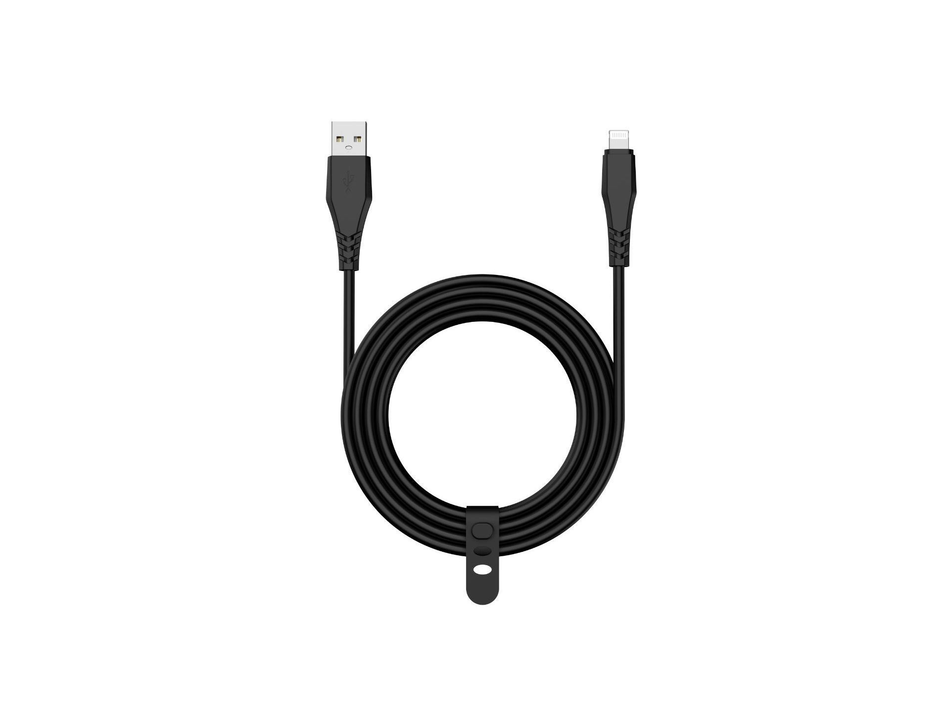 CABO USBA TO 8PIN QILIVE 600184388 PRETO 3M 2.4