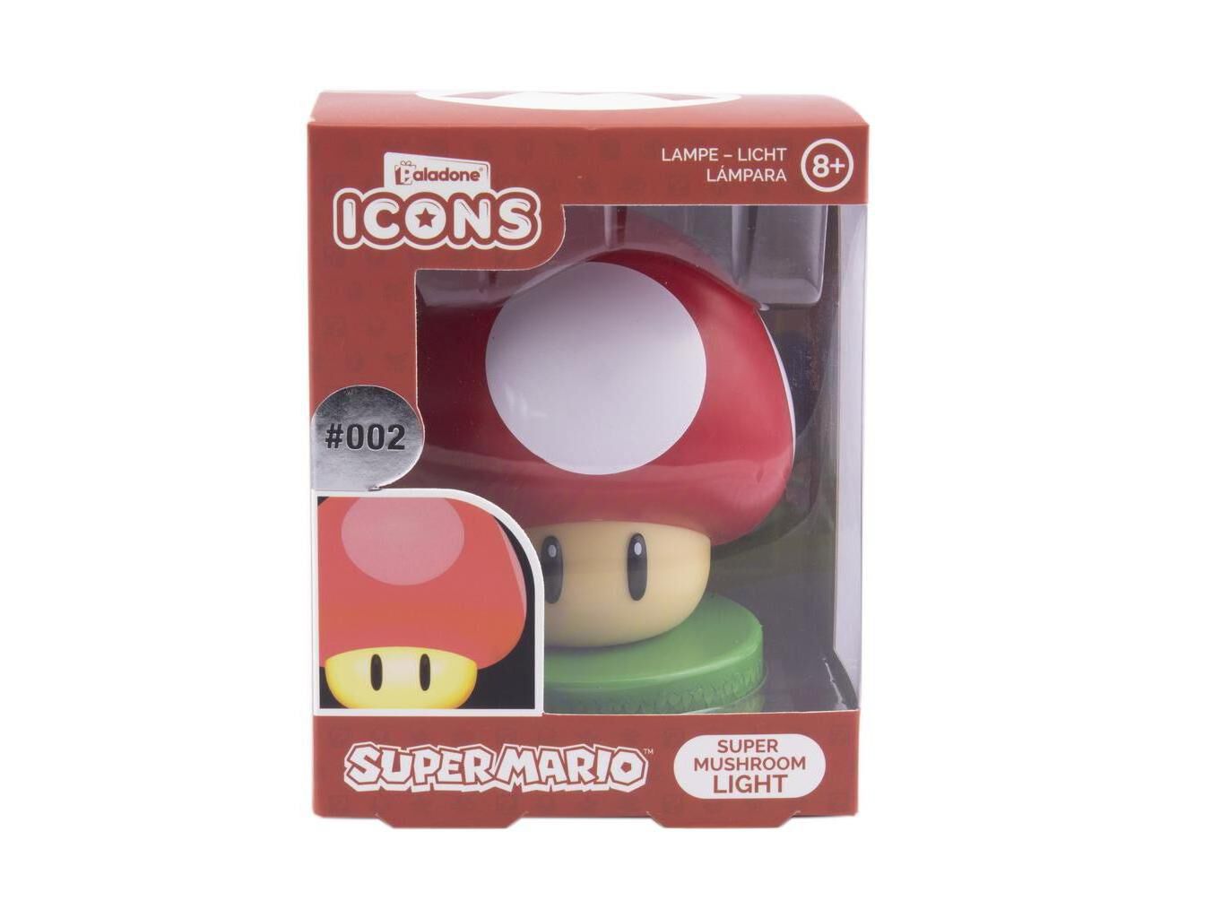 MINI LUZ MARIO SUPER MUSHROOM 3D LIGHT image number 0