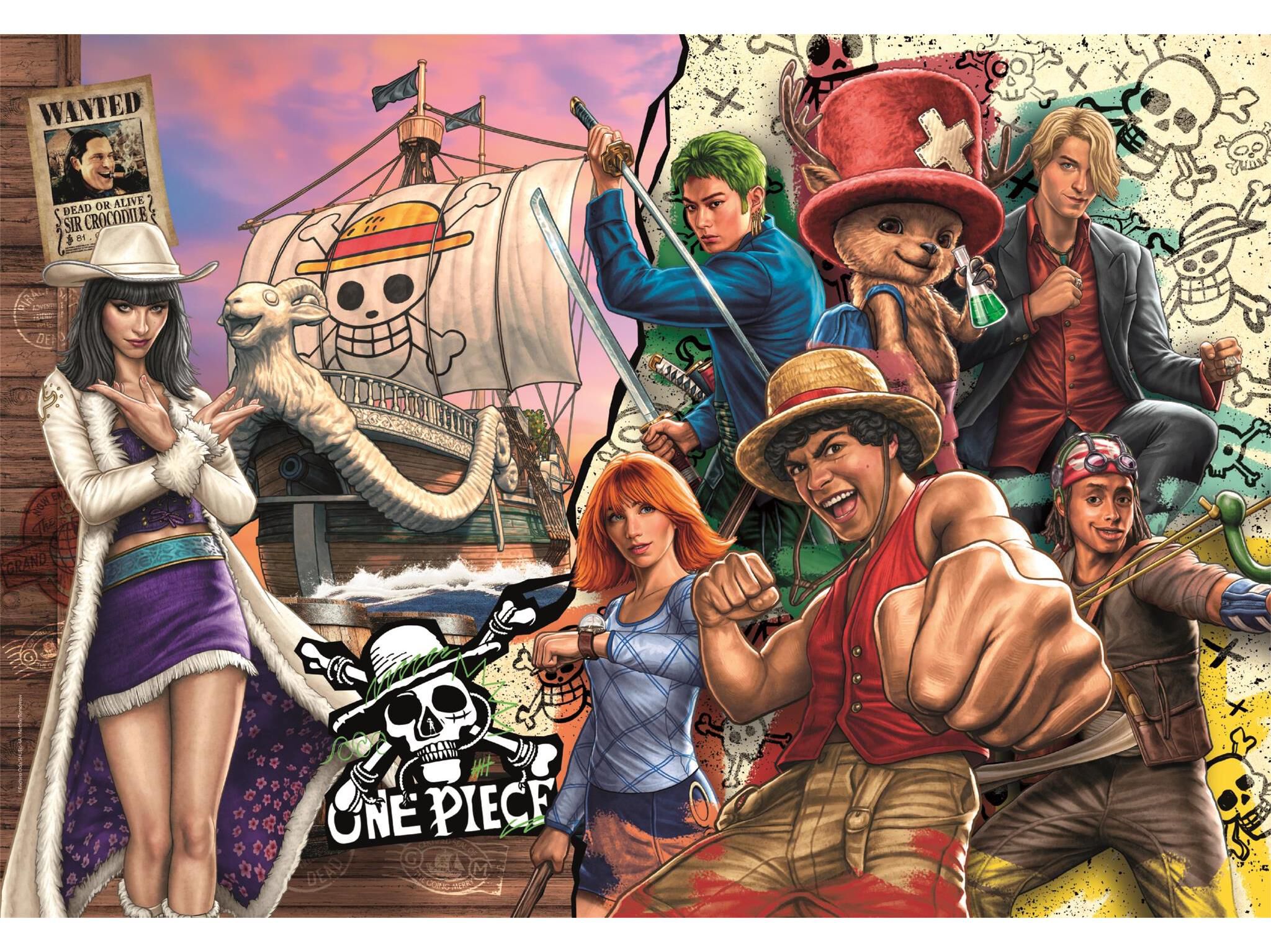 PUZZLE ONE PIECE CLEMENTONI NETFLIX 180 SUPER image number 1