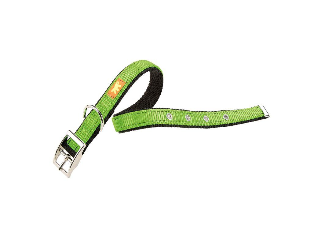 COLEIRA C&Atilde;O FERPLAST DUAL VERDE CF15/35