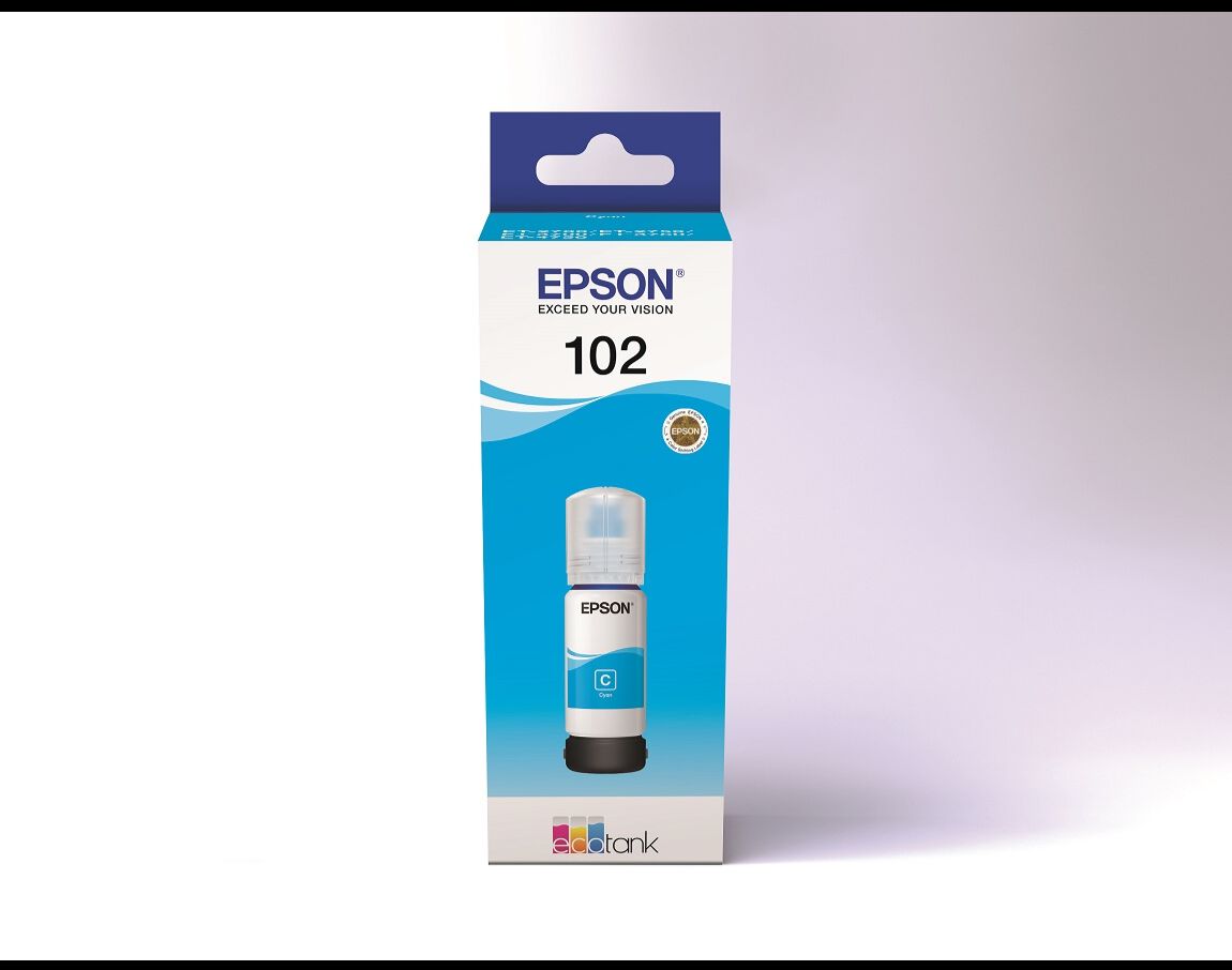 TINTEIRO ORIGINAL EPSON AZUL ECOTANK ET-102 image number 0