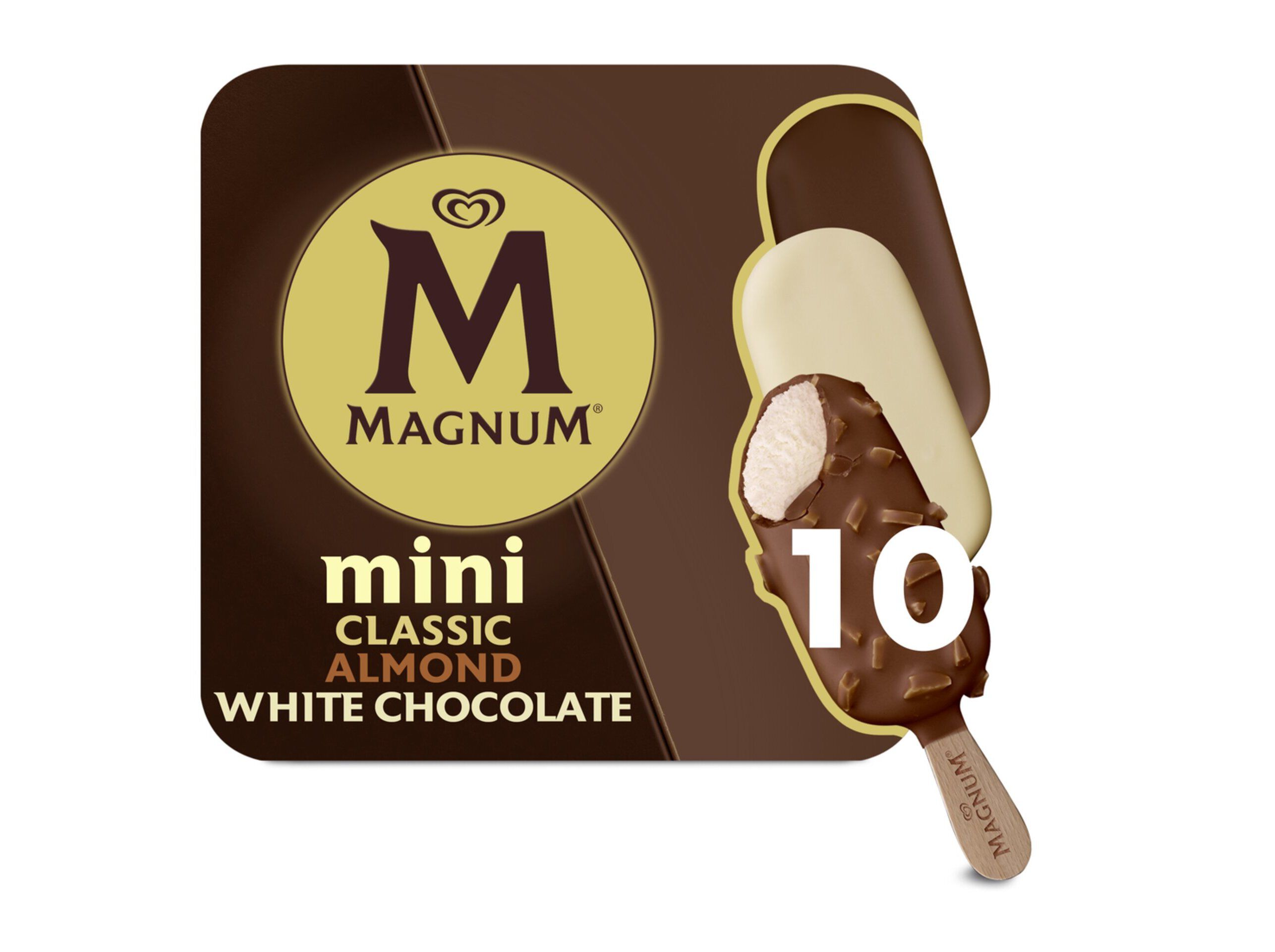 GELADO MAGNUM MINI 3 CHOCOLATES 10X55ML