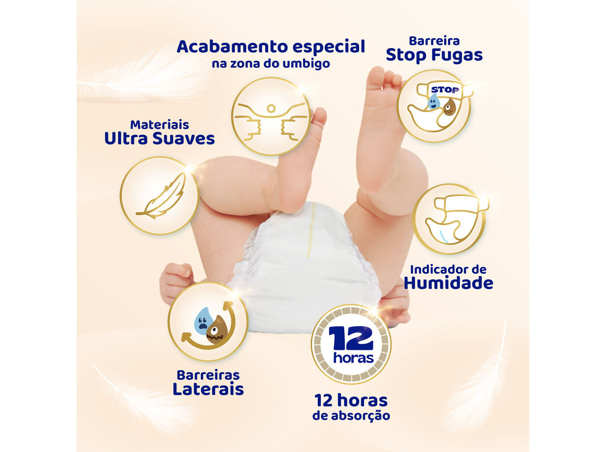 FRALDAS DODOT SENSITIVE T0 1-2.5KG 24 UN image number 5