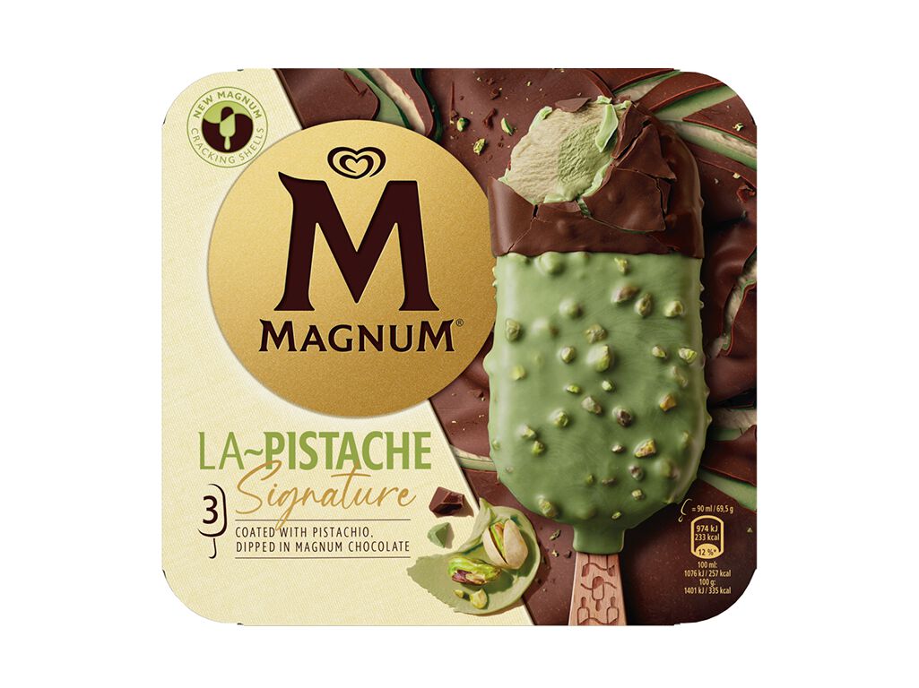 GELADO MAGNUM LA PISTACHE 3X90ML