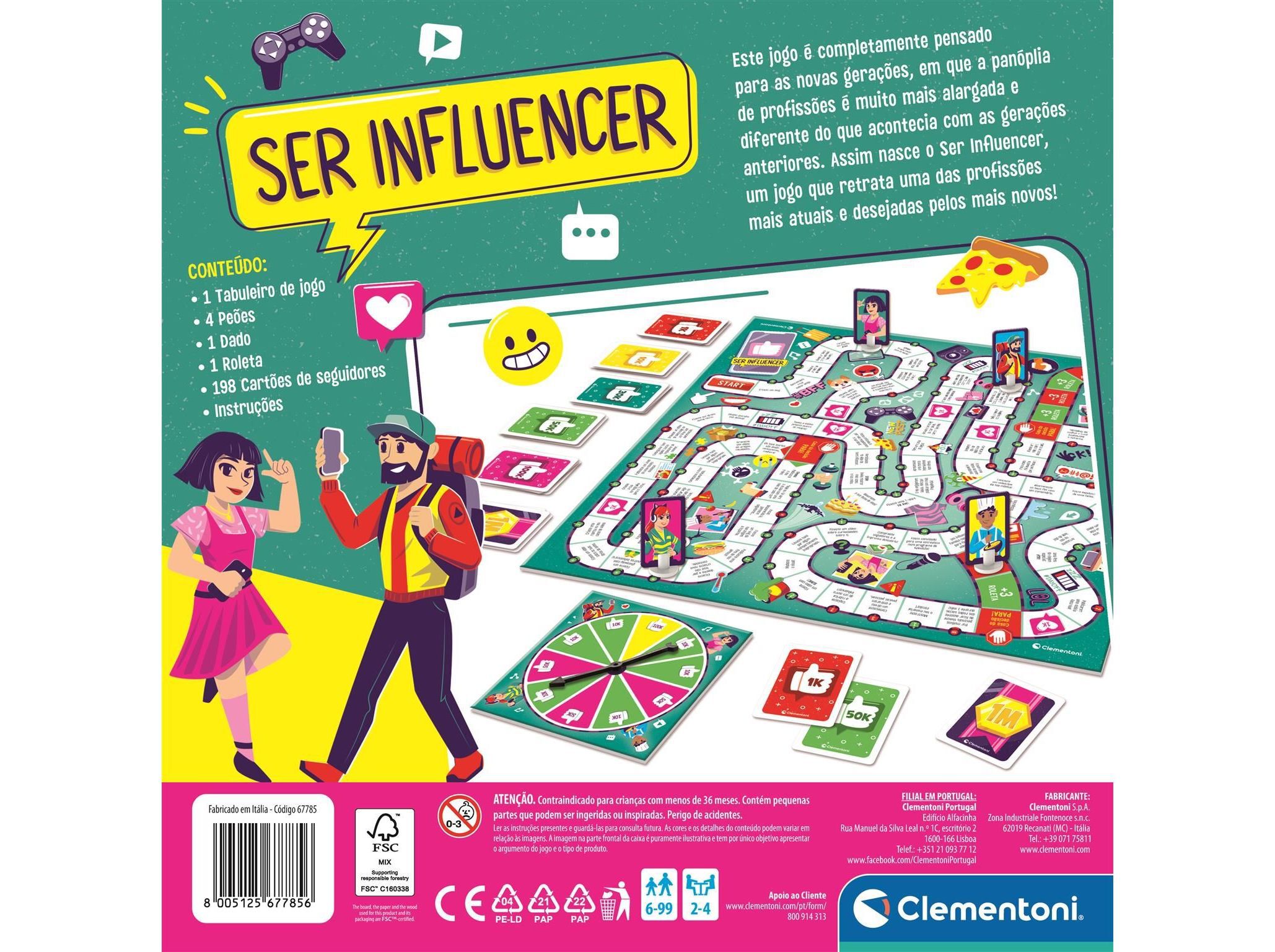 JOGO SER INFLUENCER CLEMENTONI image number 1