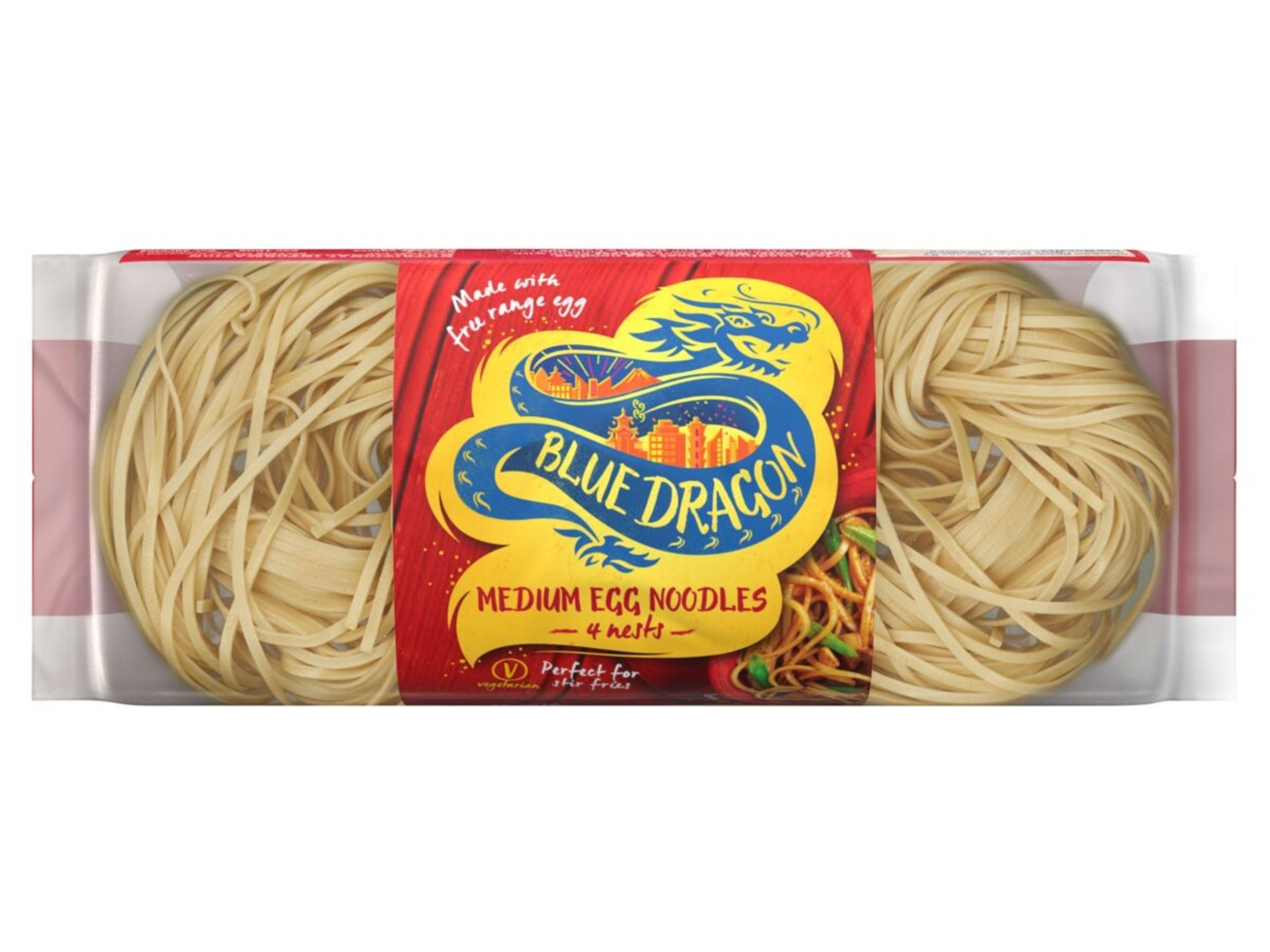 NOODLES SIMPLES BLUE DRAGON NOODLES DE OVO 250G
