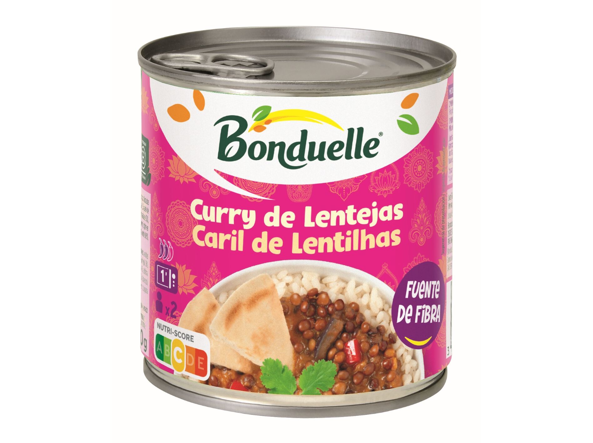 CARIL DE LENTILHAS BONDUELLE 400G image number 0