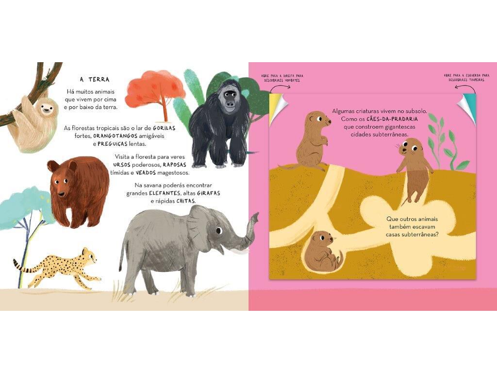 LIVRO AS MINHAS ABAS M&Aacute;GICAS OS ANIMAIS image number 1