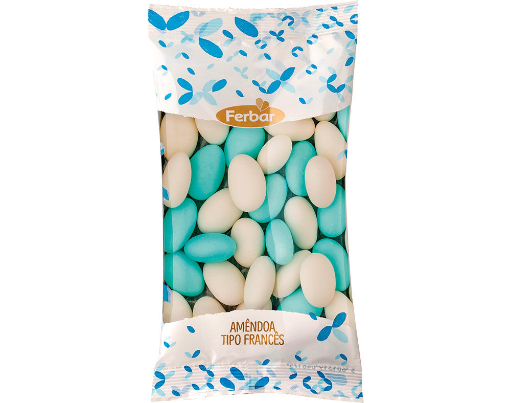 AM&Ecirc;NDOAS FERBAR TIPO FRANC&Ecirc;S AZUL E BRANCA 180G