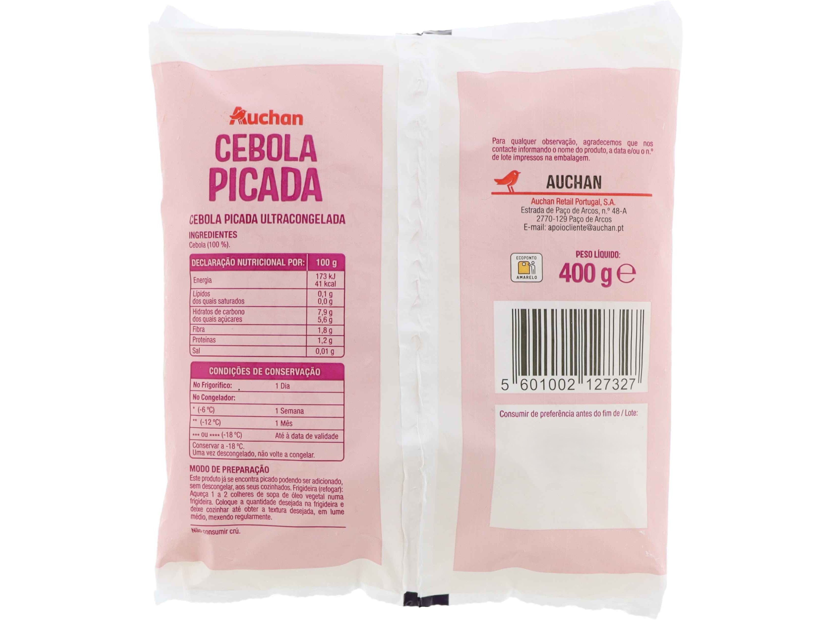CEBOLA AUCHAN PICADA 400G image number 1