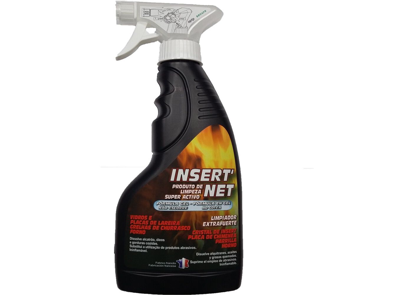 PRODUTO LIMPEZA INSERT'NET PARA BARBECUES E LAREIRAS