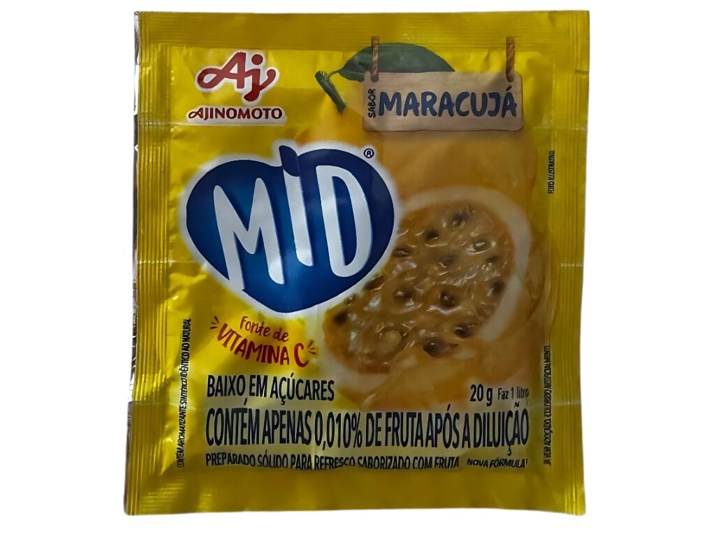 REFRESCO EM P&Oacute; MID MARACUJ&Aacute; 20G