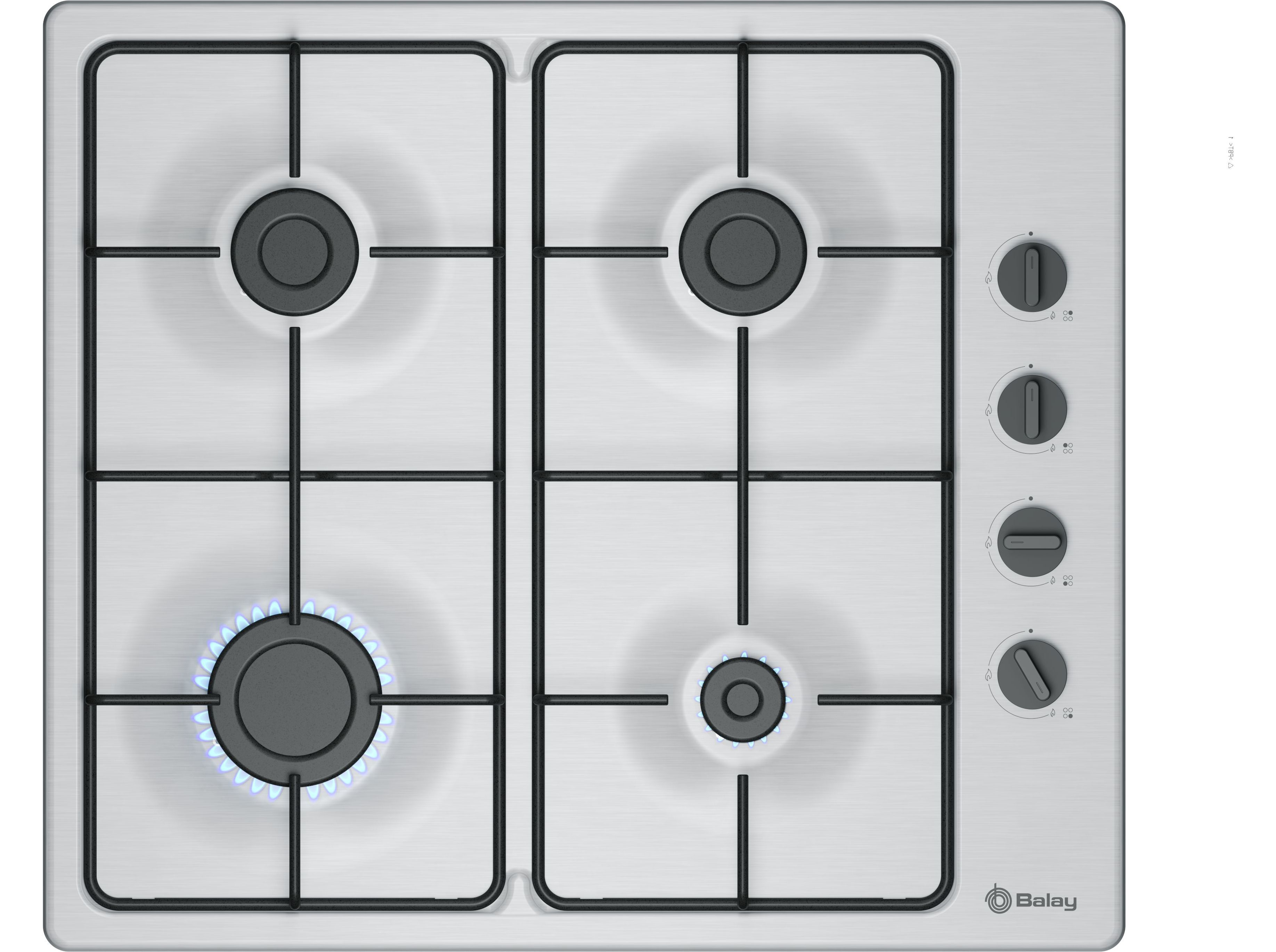 PLACA A G&Aacute;S BALAY 3ETX464BB INOX 60 CM image number 0