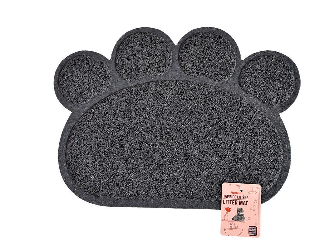 TAPETE PARA CAIXA DE AREIA AUCHAN PVC CINZENTO 40X30CM