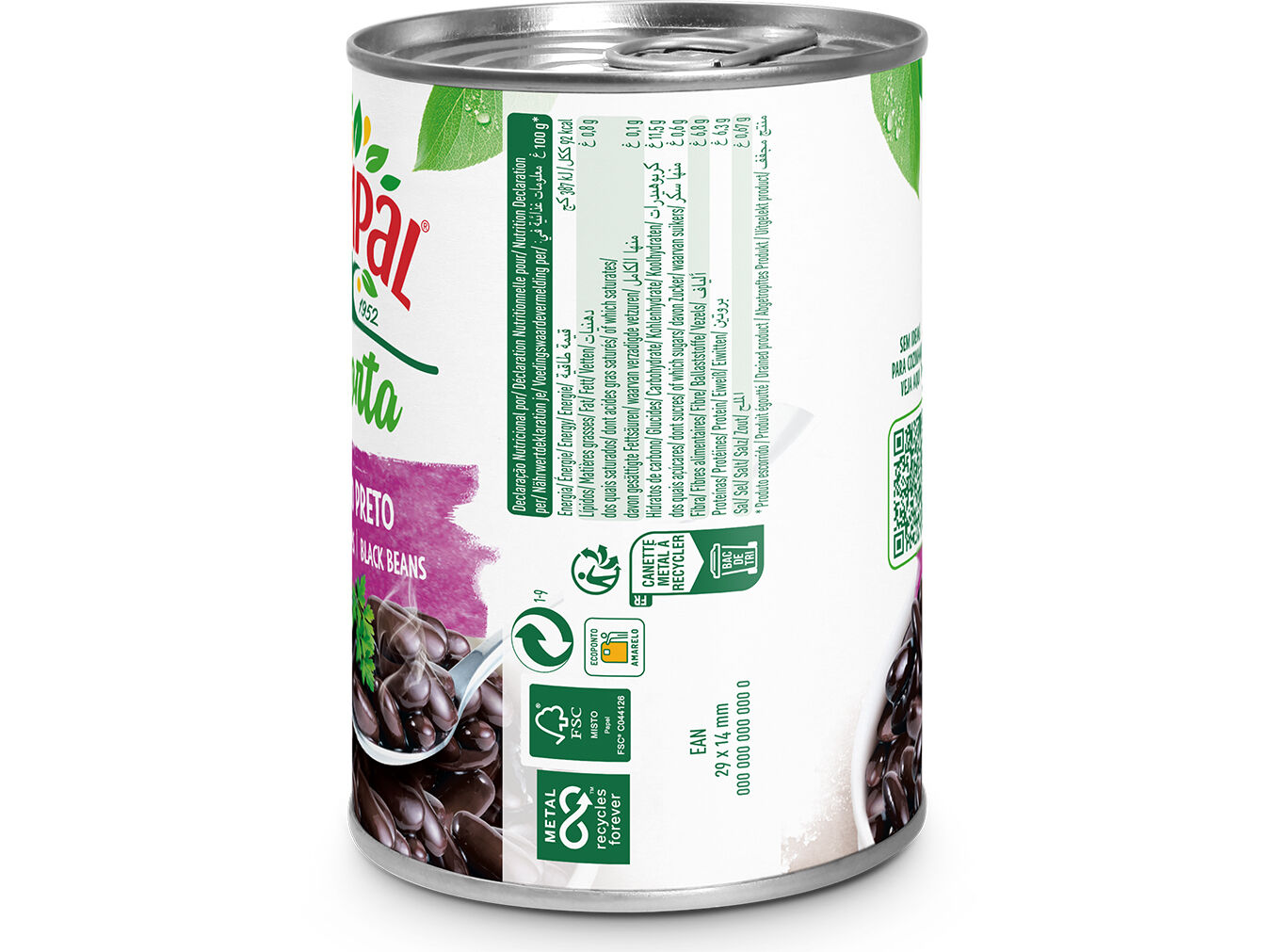 FEIJ&Atilde;O COMPAL DA HORTA PRETO 410G image number 1