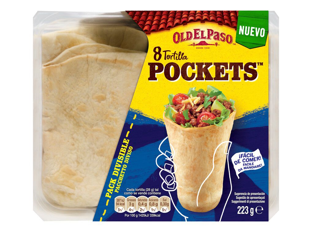 TORTILLAS WRAP NACHOS 77 POCKETS 8UN image number 0