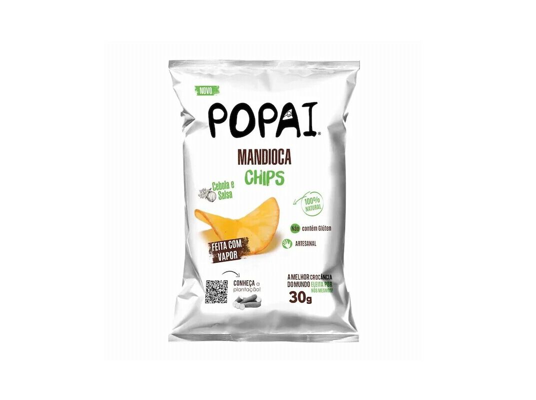 CHIPS DE MANDIOCA POPAI CEBOLA E SALSA