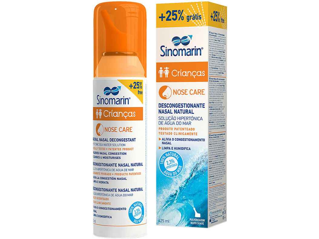 &Aacute;GUA DO MAR SINOMARIN CRIAN&Ccedil;AS HIPERTONICO 100+25ML