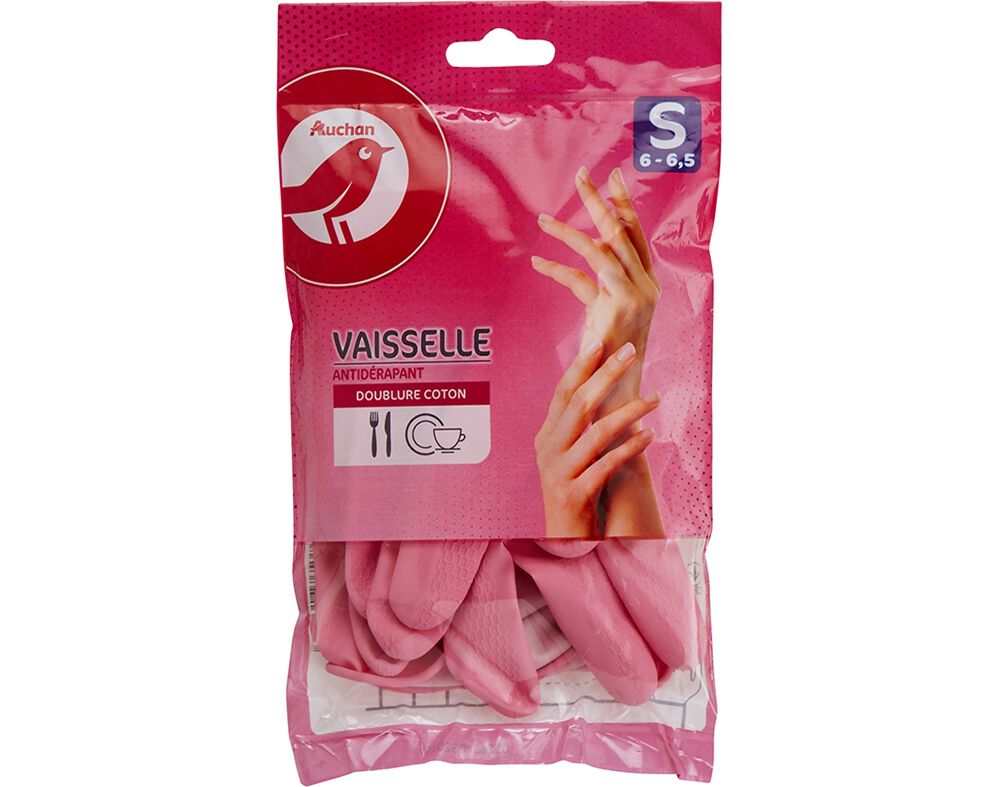 LUVAS AUCHAN FORRADAS TAMANHO PEQUENO 1PAR image number 0