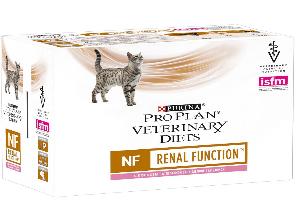 COMIDA H&Uacute;MIDA VET PRO PLAN GATO ST/OX RENAL SALM&Atilde;O 10X85G