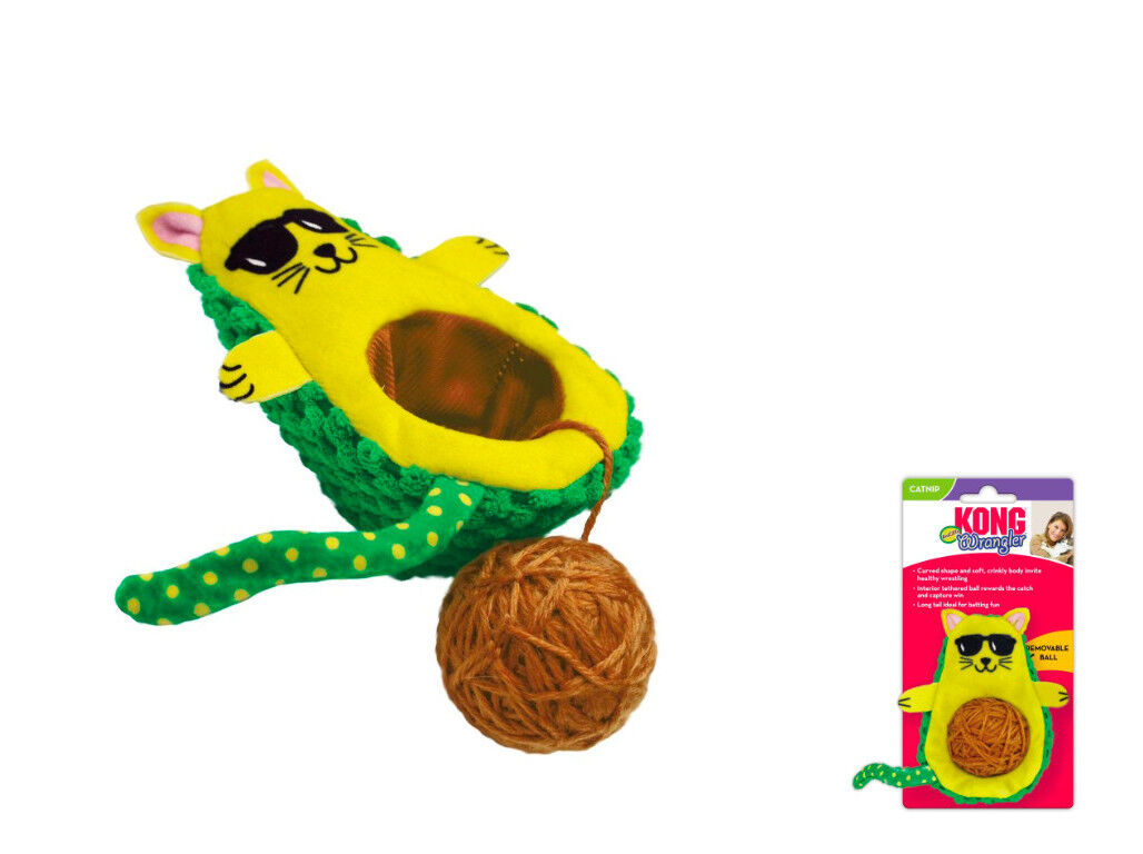 BRINQUEDO GATO KONG WRANGLER ABACATE image number 0